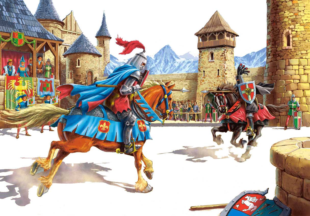 Рыцарский турнир история средних веков